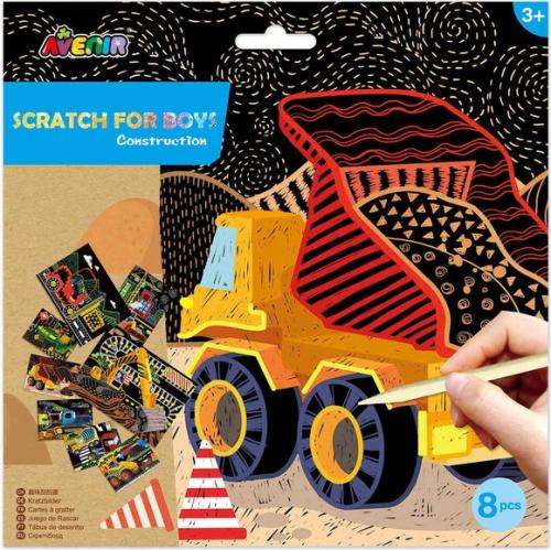 SCRATCH - CONSTRUCTION - ΠΟΛΥΧΡΩΜΟ